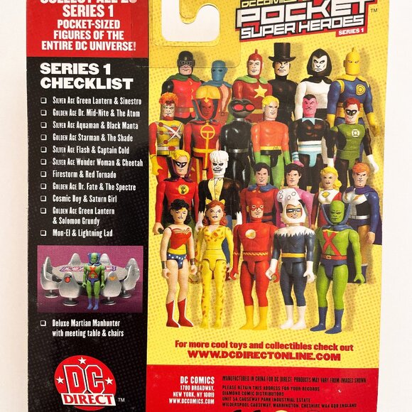 DC Comics Pocket Heroes 11 JLA Action Figure Lot Martian Manhunter Table Set - Picture 5 of 16